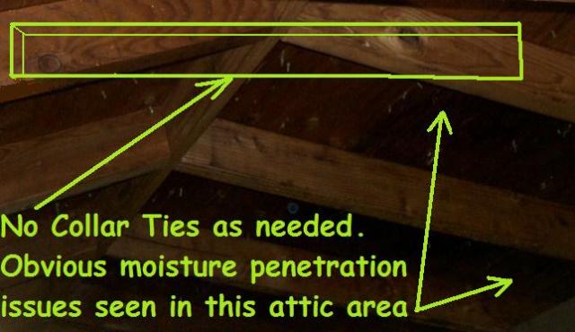 Attic Frame and Moisture