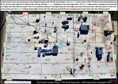 Commercial Property TPO Roof Level Survey San Antonio JWK Inspections