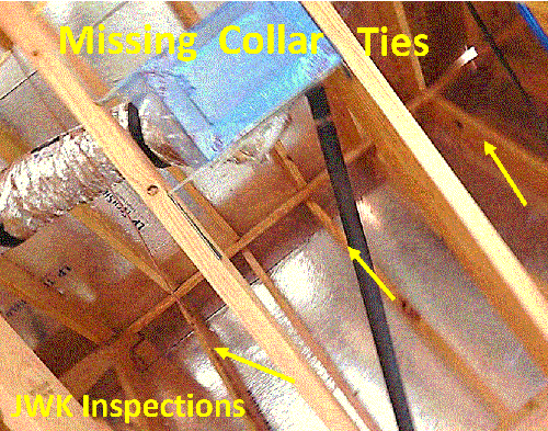 JWK Inspections Missing Collar Ties Frame Inspections