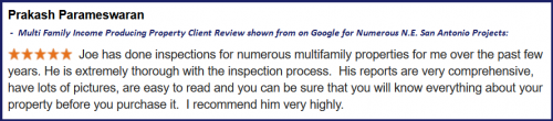 San Antonio, South Texas Commercial Property Inspections