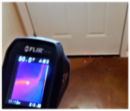 thermal imaging exterior door energy loss JWK Inspections