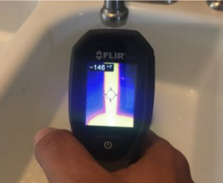 Thermal Imaging Infrared Camera Hot Water JWK Inspections San ANtonio
