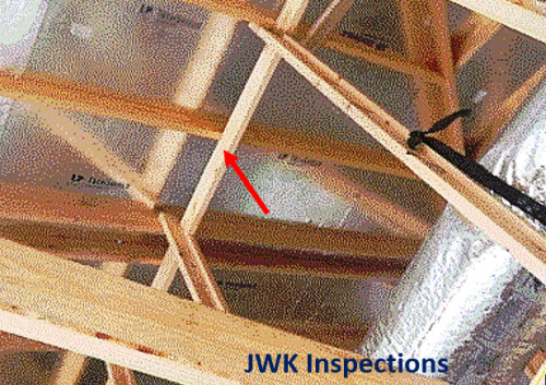 Purlin Bracing San Antonio Roof JWK Inspections
