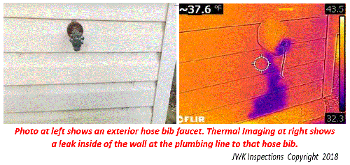 JWK Inspections Wall Leak Thermal Imaging