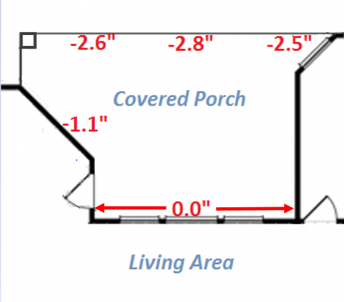 Zip Level Porch level slope survey